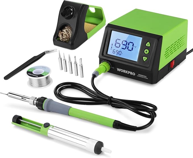 WORKPRO Soldering Station, 60W Soldering Iron Kit by WORKPRO