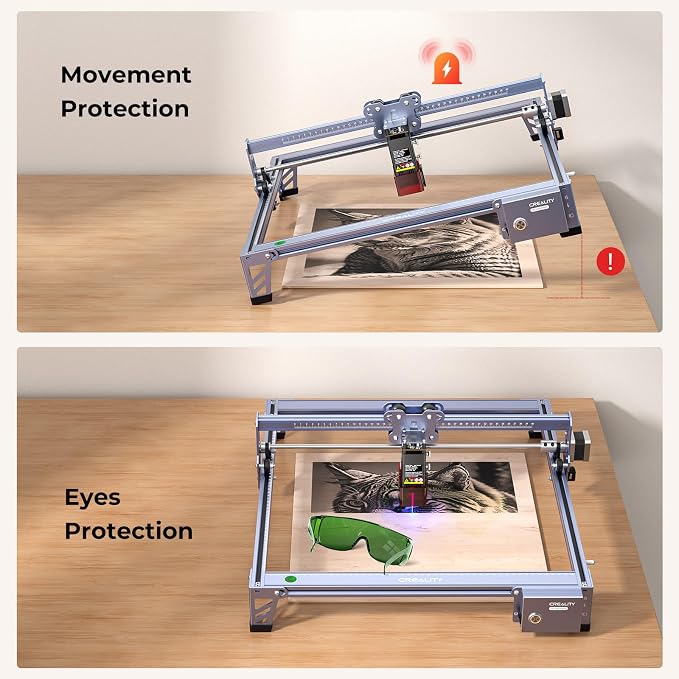 Creality Falcon 5W Laser Engraver Machine, 72w High Precision 0.06mm Laser - Image 5