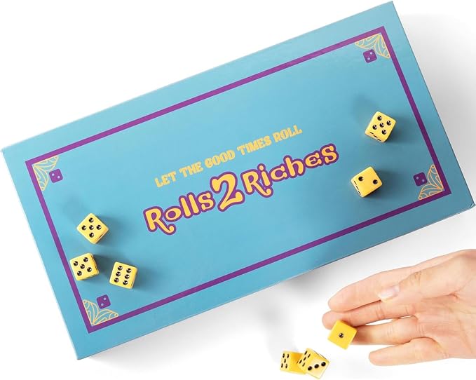 Award-Winning Board Game for Families – Rolls 2 Riches | Fast-Paced Dice by Unknown