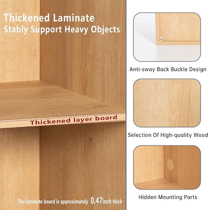 Wooden 8-Cube Storage Organizer - Image 6