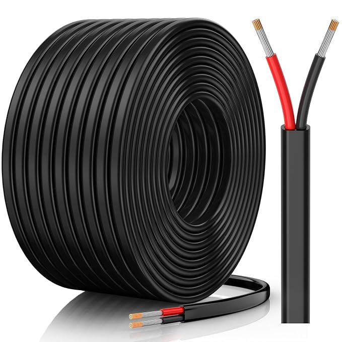16 Gauge Wire, 16 AWG 2 Conductor Electrical Wire, Flexible/Oxygen-Free Tinned by Unknown
