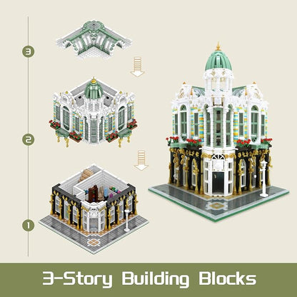 ZenithFlow Street View Building Blocks Kit, Gem Store Mini Blocks Construction - Image 3