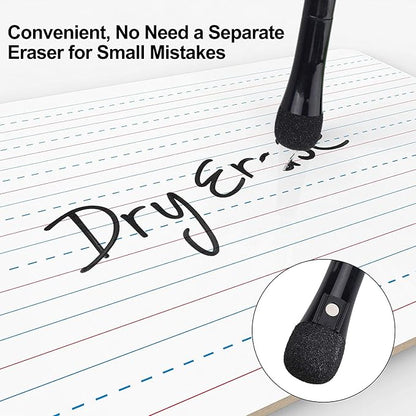 Browill Magnetic Dry Erase Markers, Fine Tip Low Odor Whiteboard Markers - Image 4