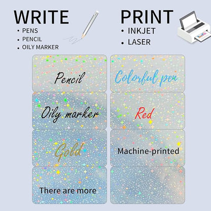 STARLIBOO Shipping Labels Stickers, Permanent Adhesive Sticker - Image 4