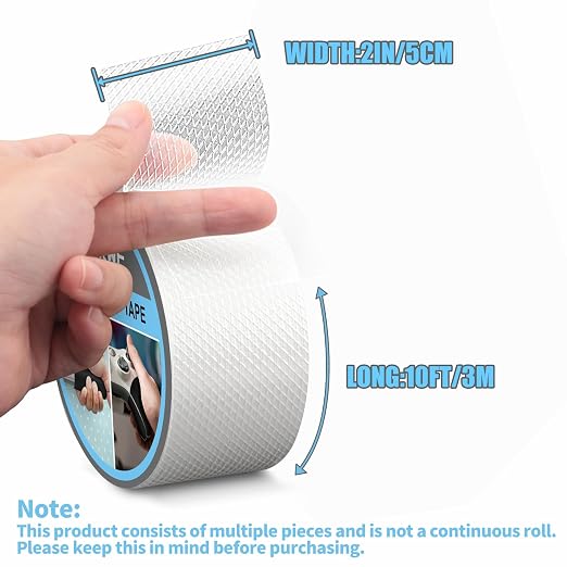 Rubber Grip Tape, Ultra-Thin Strong Adhesive Anti-Slip Waterproof Heat - Image 2