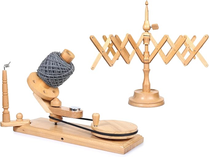 Large Handcrafted Wooden Yarn Winder & Swift – Breachwood Ball Winder - Image 9