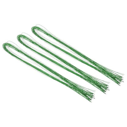 PATIKIL 32 Inch 24 Gauge Floral Stem Wire, 3 Pack/120 Pieces Bouquet Stem Paper by PATIKIL