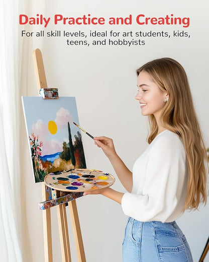 Canvas Boards 24 Pack, 9x12 Inch Painting Canvas Panels, 100% Cotton White - Image 4