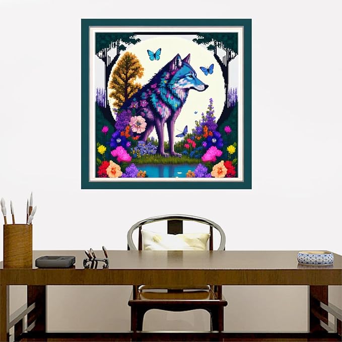Joyhoor Cross Stitch Kits for Beginners Stamped Cross-Stitch Supplies - Image 2