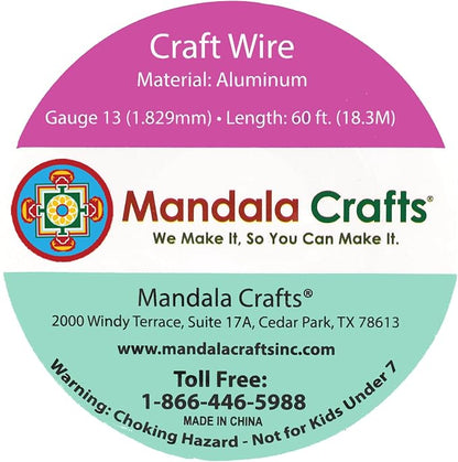 Mandala Crafts 13 Gauge Anodized Aluminum Craft Wire - Image 3