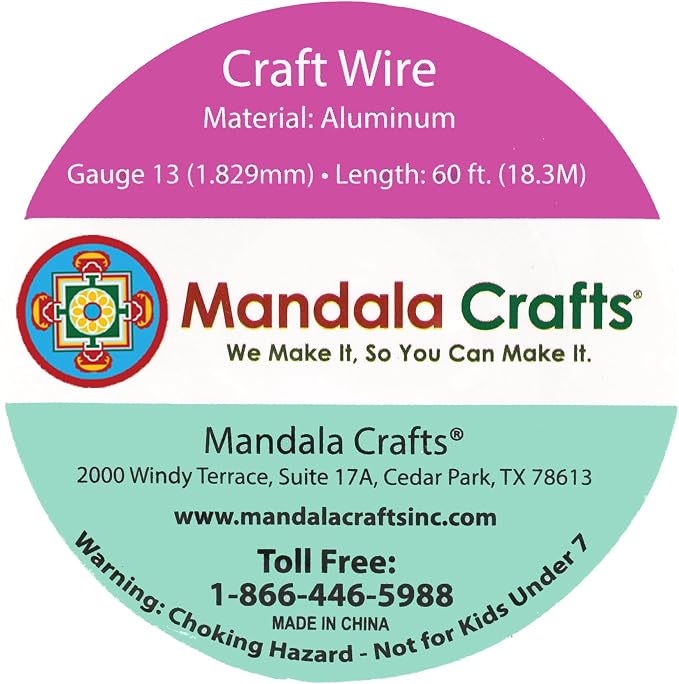 Mandala Crafts 13 Gauge Anodized Aluminum Craft Wire - Image 3