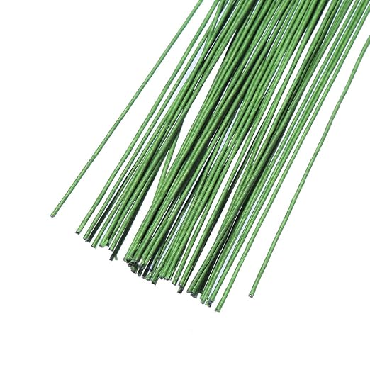 Decora 20 Gauge Green Floral Stem Wire 16 inch - Image 2