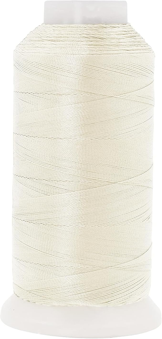 Mandala Crafts Off White Heavy Duty Thread -1500 Yds Tex 90 Thread by MandalaCrafts