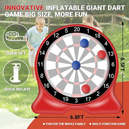 Giant Inflatable Dart Board, 6.5FT Outdoor Games - Image 5