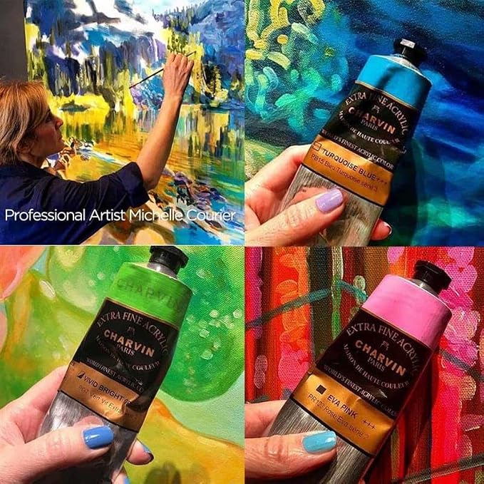 Charvin Extra Fine Professional Acrylic Paint - Image 3