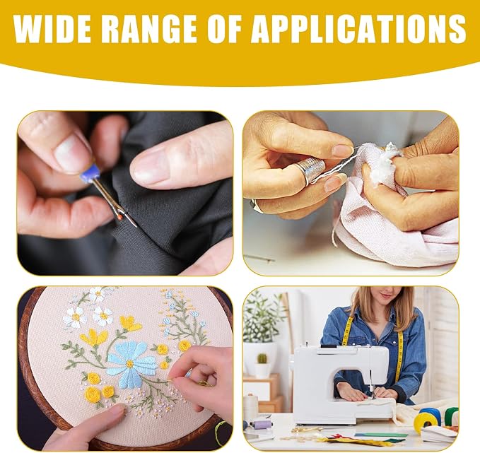 31 PCS Sewing Thimble Kit, Thimbles - Image 6