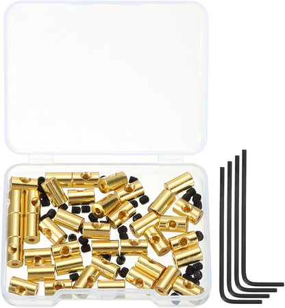 MECCANIXITY 40 Pcs Metal Locking Pin Backs, Locking Pin Keepers Clasp 9mm by MECCANIXITY