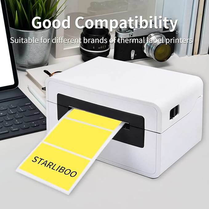 STARLIBOO 3x2 inch Color Direct Thermal Label Stickers - Image 4