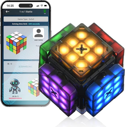 Connect | AI Robot Cube & Smart Cube, Self Scrambling STEM Cube by eX-MarsSmartRobotCube