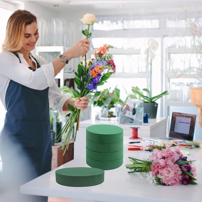 LOMIMOS 6'' Premium Round Floral Foam - Image 5