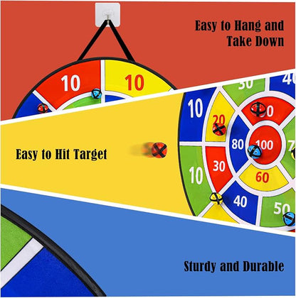 Dart Board Games for Kids Ages 3-12, Sticky Dart Board - Image 7