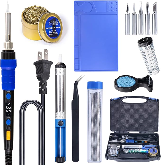 YIHUA 928D Soldering Iron Kit, 65W Soldering Iron, Fully Digital, Display °F/°C - Image 5