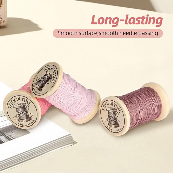 Natural Waxed Thread, 0.55mm/0.8mm, Wax Thread - Image 5