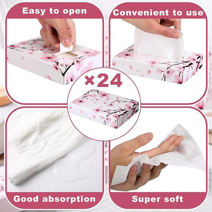 Yinder 24 Packs 960 Sheets Tissue Cube Car Facial Boxes Disposable Facial - Image 4