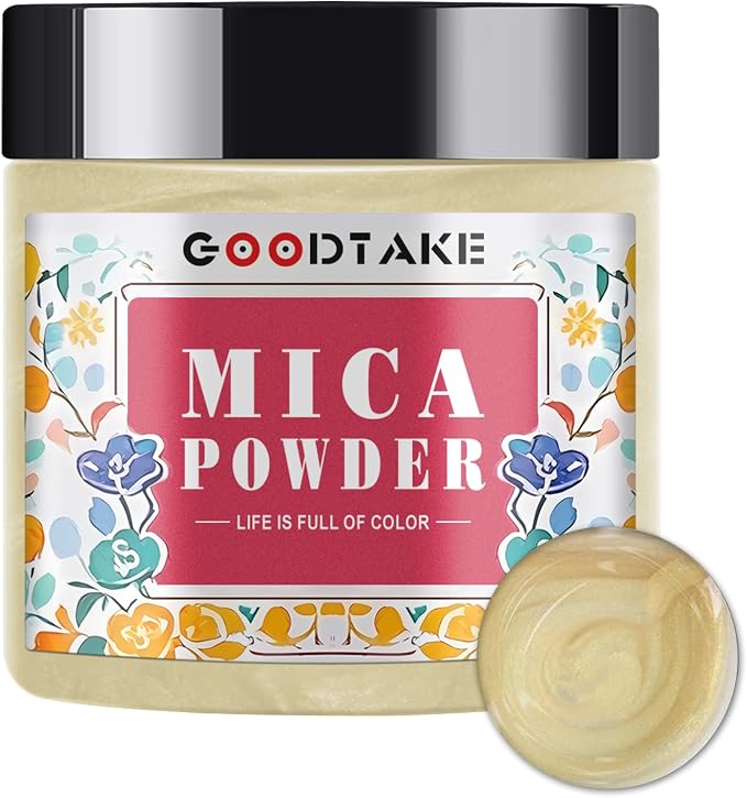 GOODTAKE Beige Mica Powder for Resin | Resin Color Pigment | Mica Powder for by GOODTAKE
