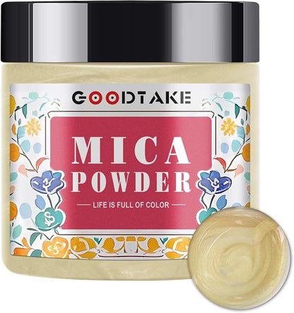 GOODTAKE Beige Mica Powder for Resin | Resin Color Pigment | Mica Powder for by GOODTAKE