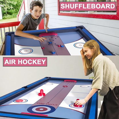 54" 5in1 Multi-fuction Games Table, Folding Multi Game Combination Table Set - Image 4
