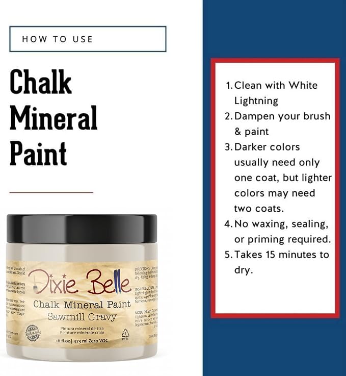 Dixie Belle Paint Company Chalk Finish Furniture Paint - Image 3