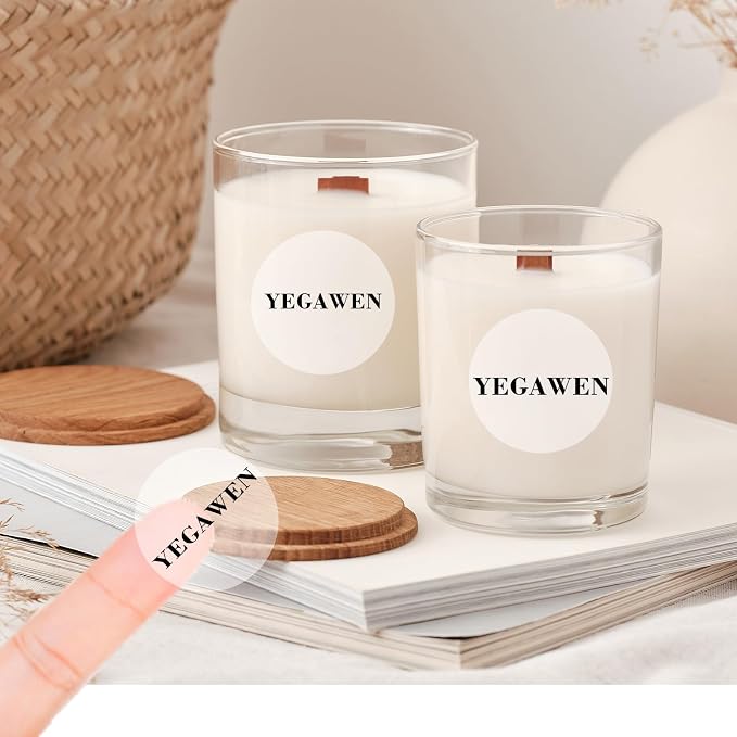 Round Transparent Thermal Label Stickers- 1.5 Inch, Round Clear Self-Adhesive - Image 5