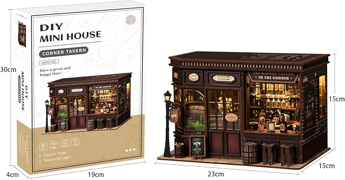 Book Nook Kit - DIY Miniature Dolls House Kit - Image 8
