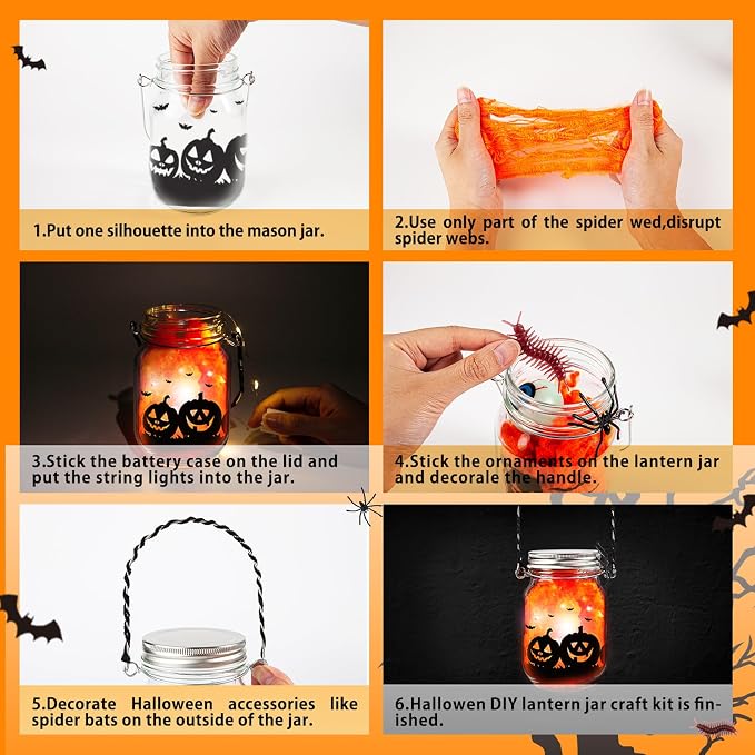 Shemira Halloween Craft Kit for Kids, Halloween Art & Craft Party Supplies - Image 7