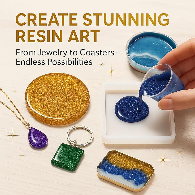 24 Color Pigment Paste for Epoxy Resin Set – Opaque Epoxy Pigment, Epoxy Dye - Image 8