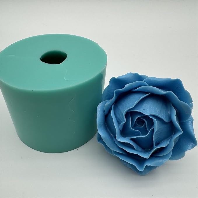 3D Rose Flower Soap Candle Wax Mold Resin Epoxy Decorated Craft Silicone Molds - Image 7