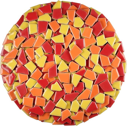 Ceramic Mosaic Tiles for Crafts & Art Projects 200 Grams Vibrant Colors Pieces - Image 12