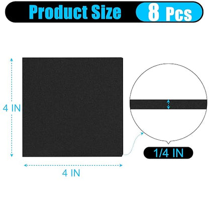 ToLanbbt 8 PCS Adhesive Foam Padding Sheets Closed Cell Neoprene Foam Sheet - Image 2