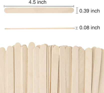 WISYOK 1500 Pcs Wooden Popsicle Sticks - Image 2
