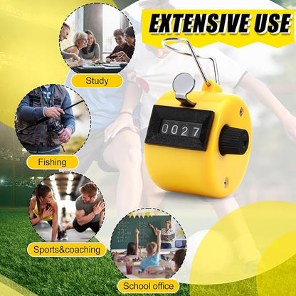 Draupnir 24Pcs Handheld Tally Counter, Metal Pitch Counter Hand Mechanical - Image 5