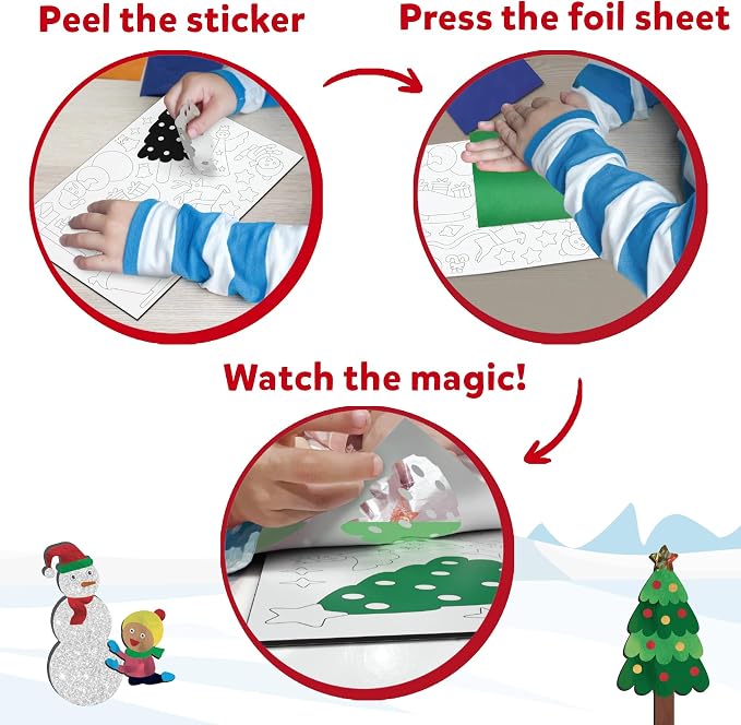 Skillmatics Foil Fun – Mess-Free Holiday Art & Craft Kit - Image 6
