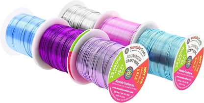 Mandala Crafts 22 Gauge Anodized Aluminum Craft Wire - Image 2