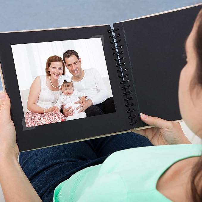 Aneco 3 Pack Transparent Photo Corners Clear Picture Mounting Corner Stickers - Image 6