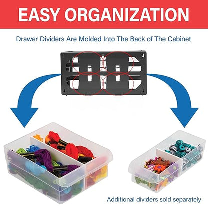 Akro-Mils 26-Drawer Plastic Drawer Storage Cabinet - Image 4