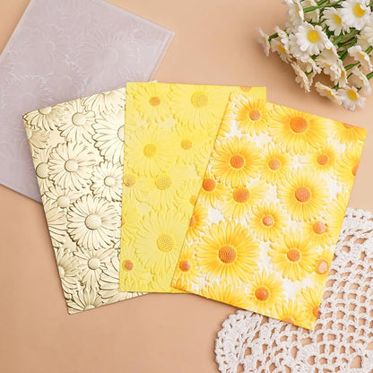 BAOFALI 3D Embossing Folder for Card Making, Beautiful Sunflower Plastic - Image 7