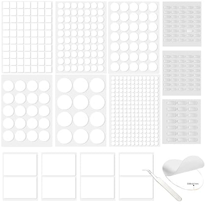 520PCS Double Sided Tape Removable Strong Adhesive Dots Heavy Duty Sticky Pads by Unknown