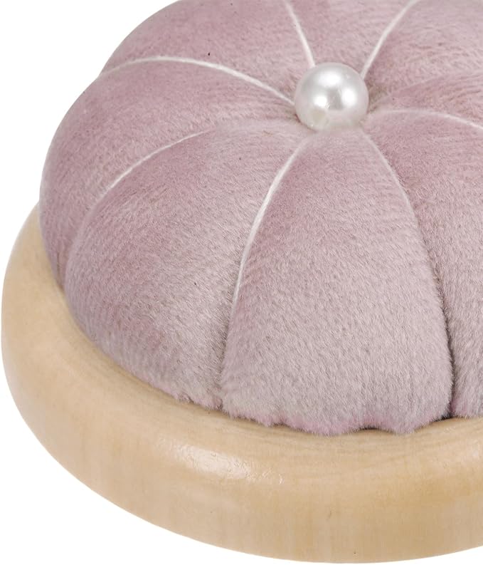 HARFINGTON Wooden Base Pin Cushion Japanese Style Cute Needle Holder - Image 4