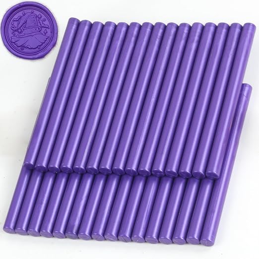 Purple Wax Seal Sticks, HOSEALING Glue Gun Wax Seal Sticks by HOSEALING