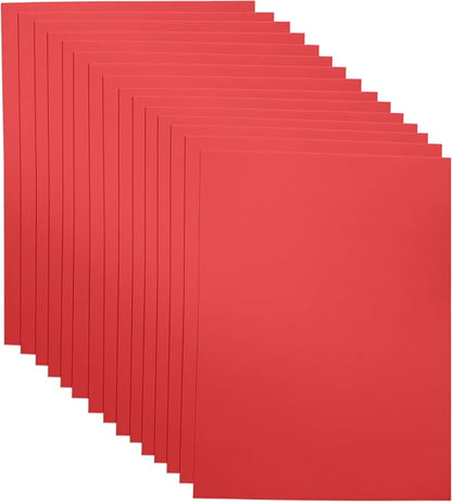 Red EVA Foam Sheets for Crafts, 9 x 12 Inch, 2mm Thickness, 15 Pack – Ideal for by Ader+Products